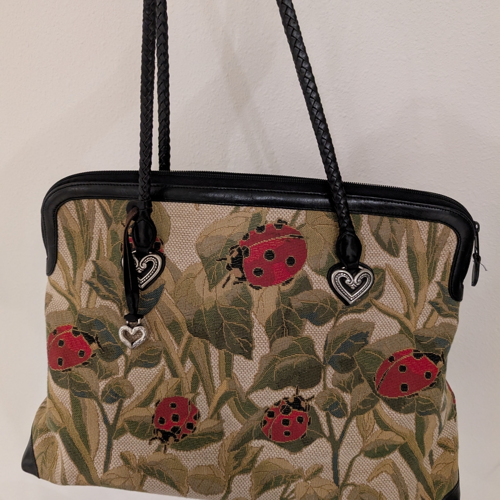 VINTAGE BRIGHTON Ladybug Tapestry Weekender